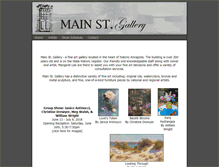 Tablet Screenshot of mainstreetfineart.com